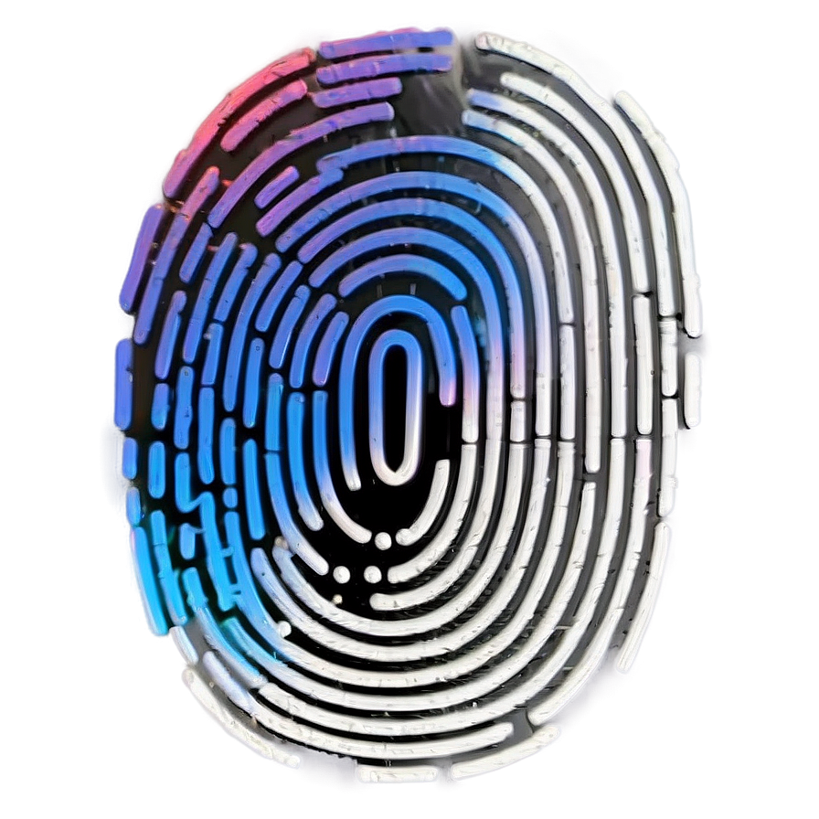 Fingerprint With Binary Code Png Jrl1 PNG