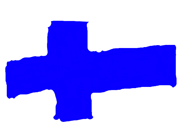 Finland Flag Simple Artistic Representation PNG