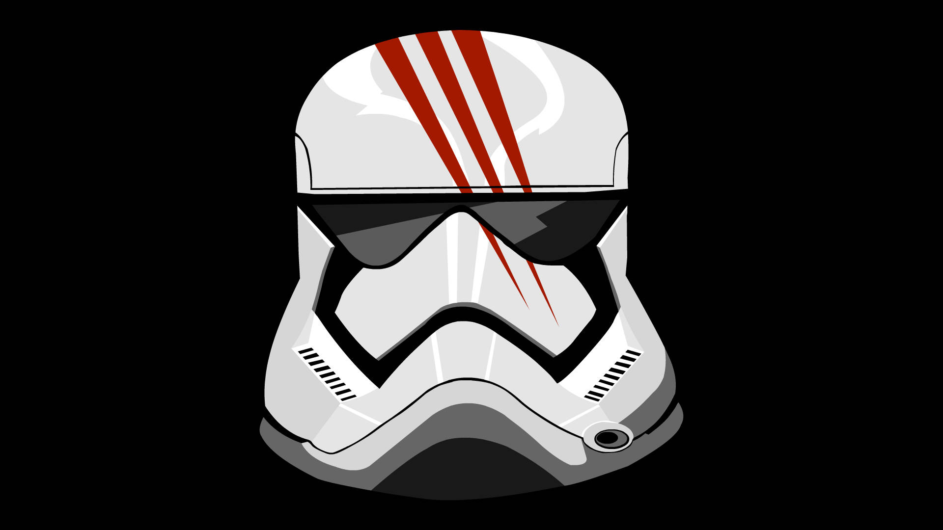 Finn Stormtrooper Helmet Artwork Wallpaper