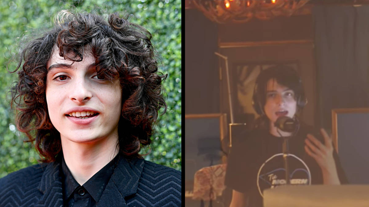 Finn Wolfhard Old And Young Wallpaper