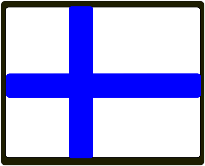 Finnish Flag Graphic PNG