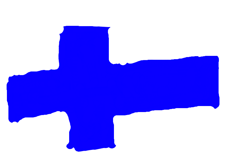 Finnish Flag Simple Artistic Representation PNG