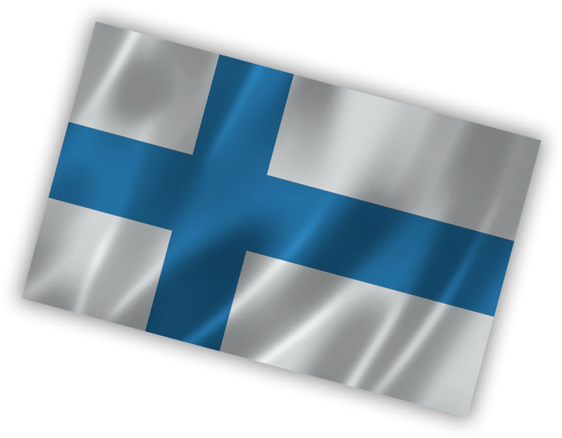 Finnish Flag Waving PNG