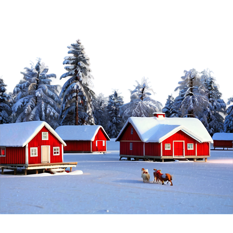 Finnish Winter Village Png 8 PNG