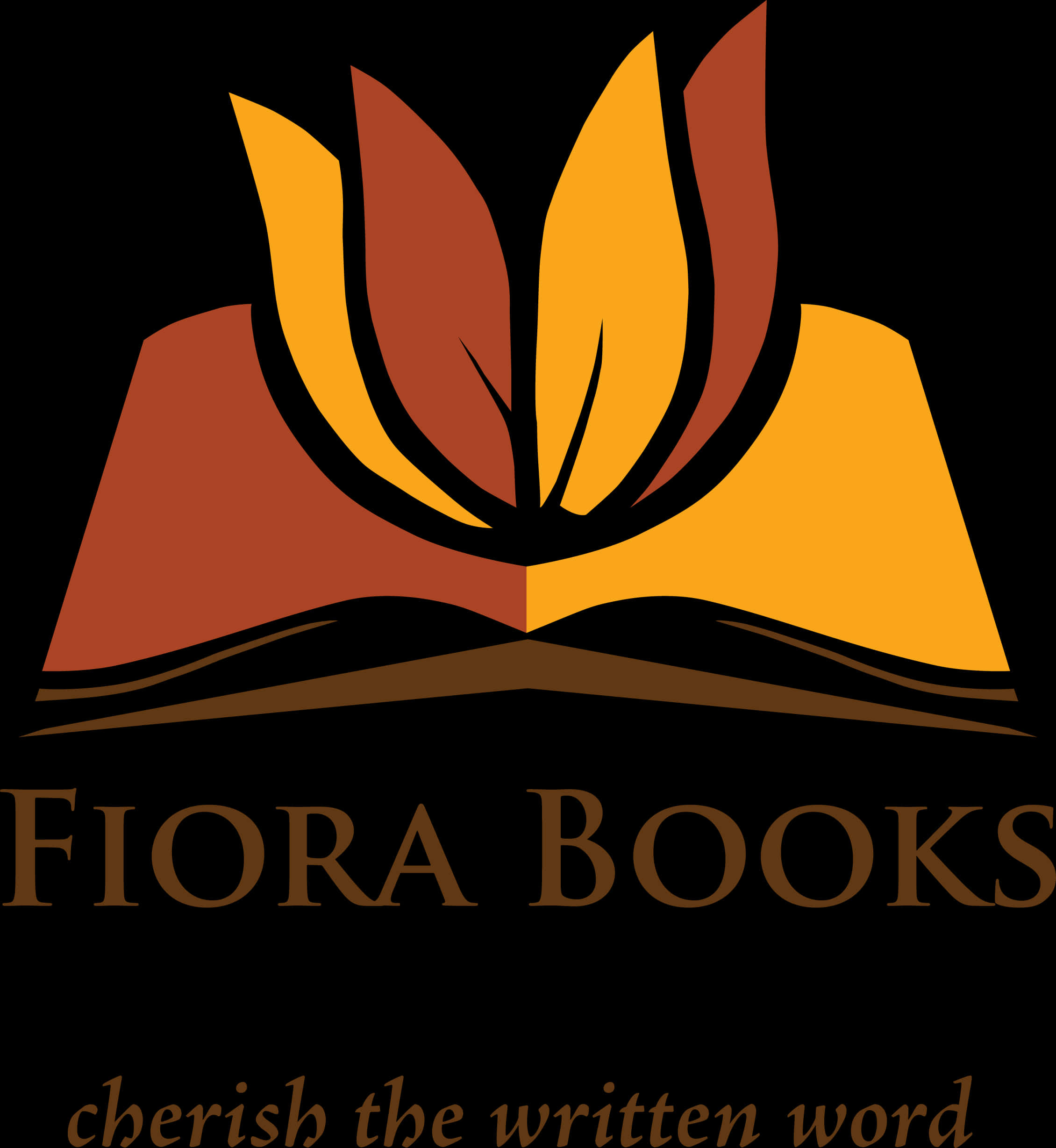 Fiora Books Logo With Slogan PNG