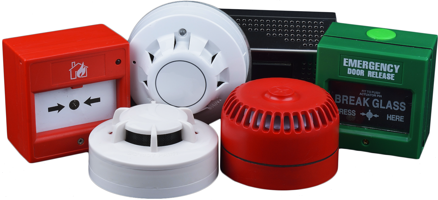 Fire Alarm Components Collection PNG