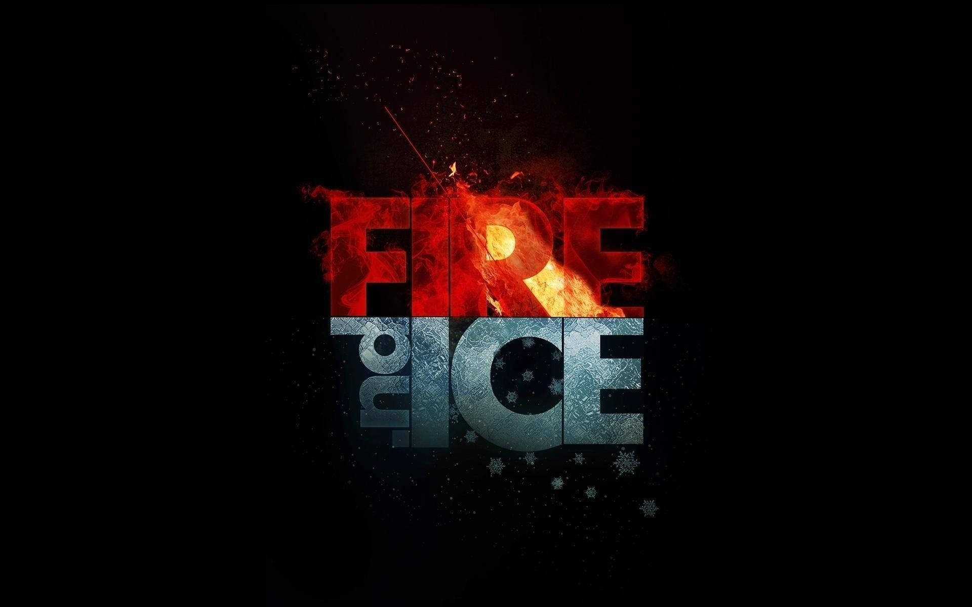 Fire And Ice Logo Wallpaper