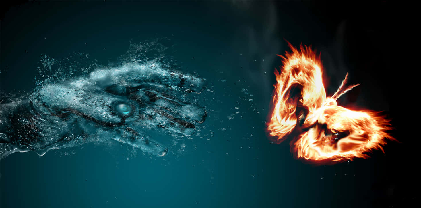 The Balance of Fire and Water Wallpaper