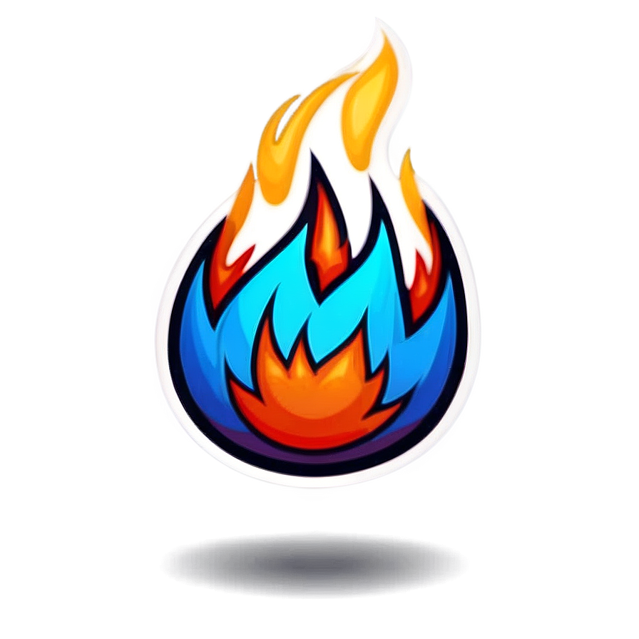 Fire Cartoon Icon Png 06212024 PNG