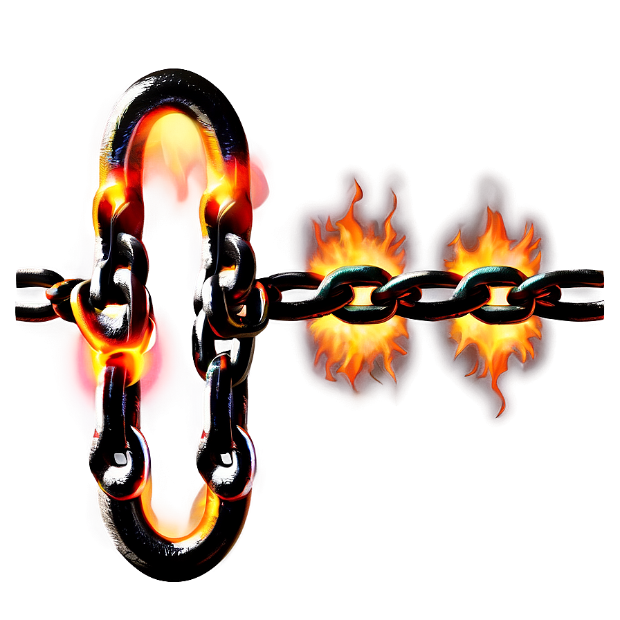 Fire Chain Border Png Rrn PNG