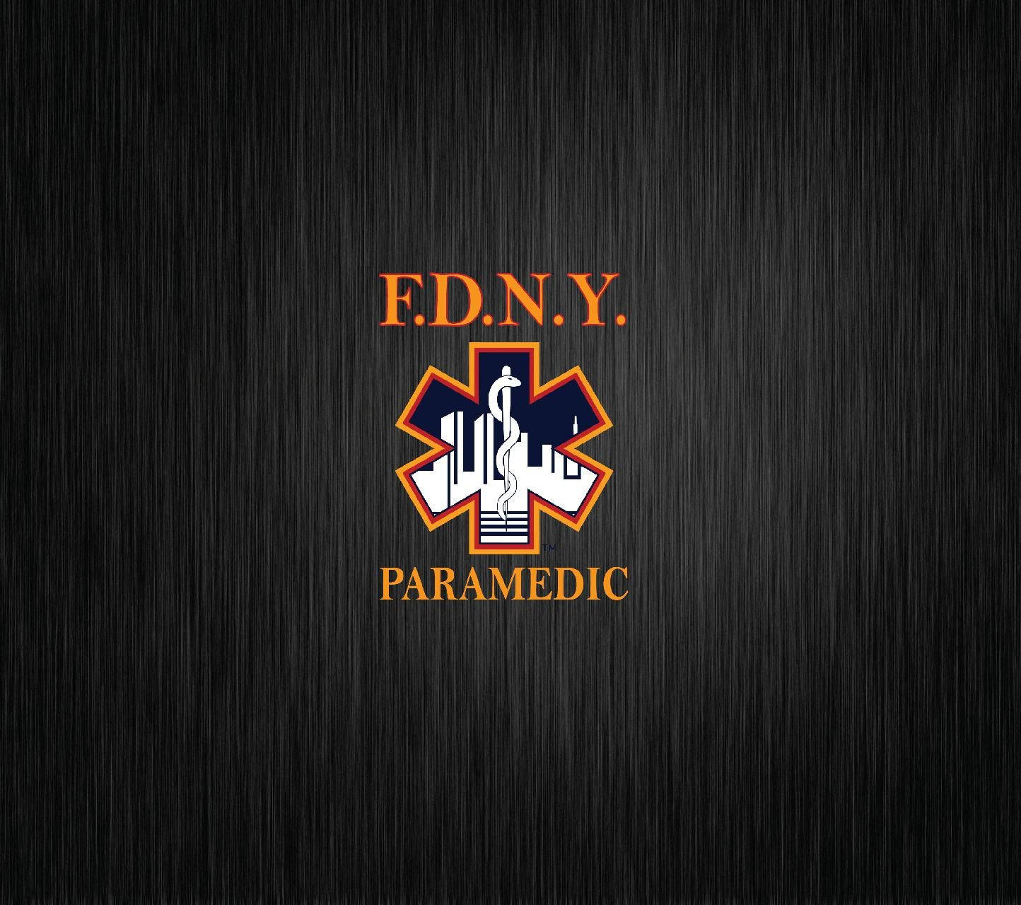 Fire Department New York Logo Paramedic Team Wallpaper