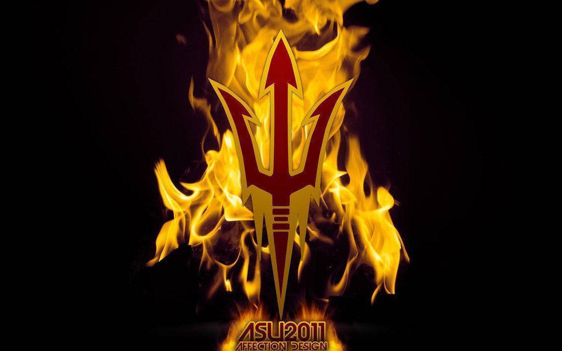 Fire Devil's Fork Arizona State University Wallpaper