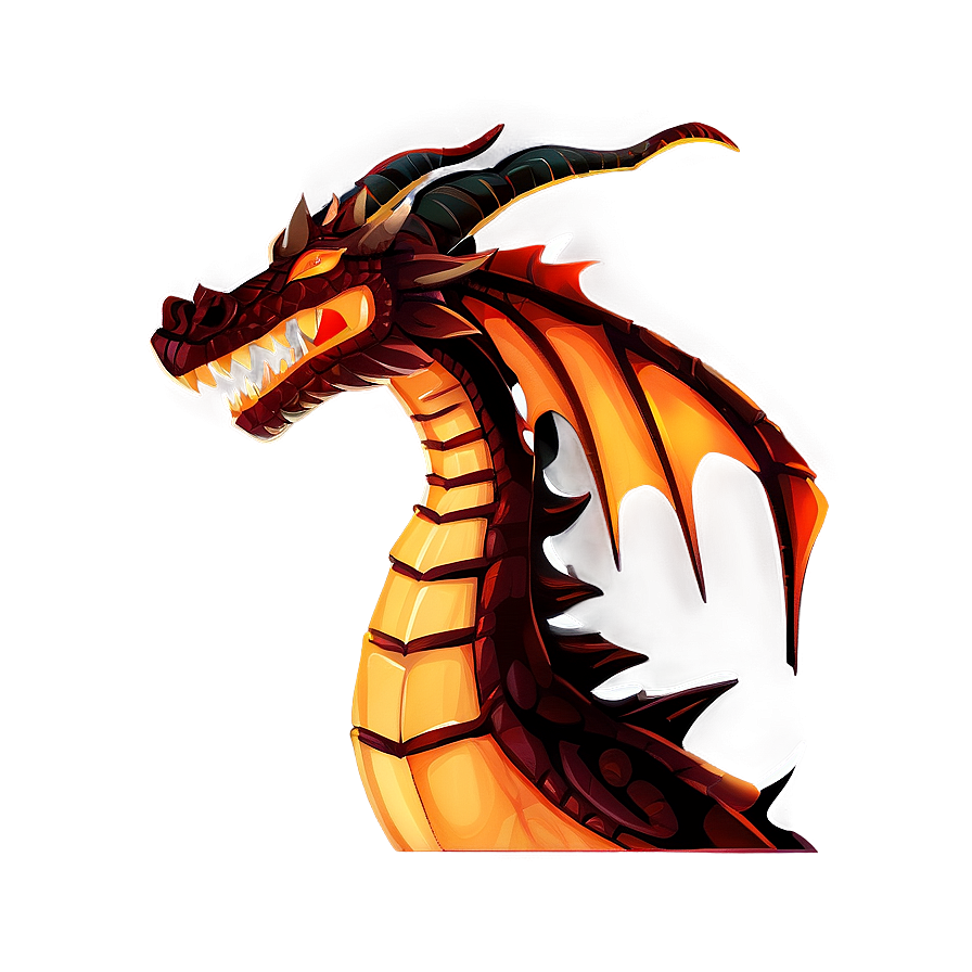 Fire Dragon Illustration Png Myw PNG