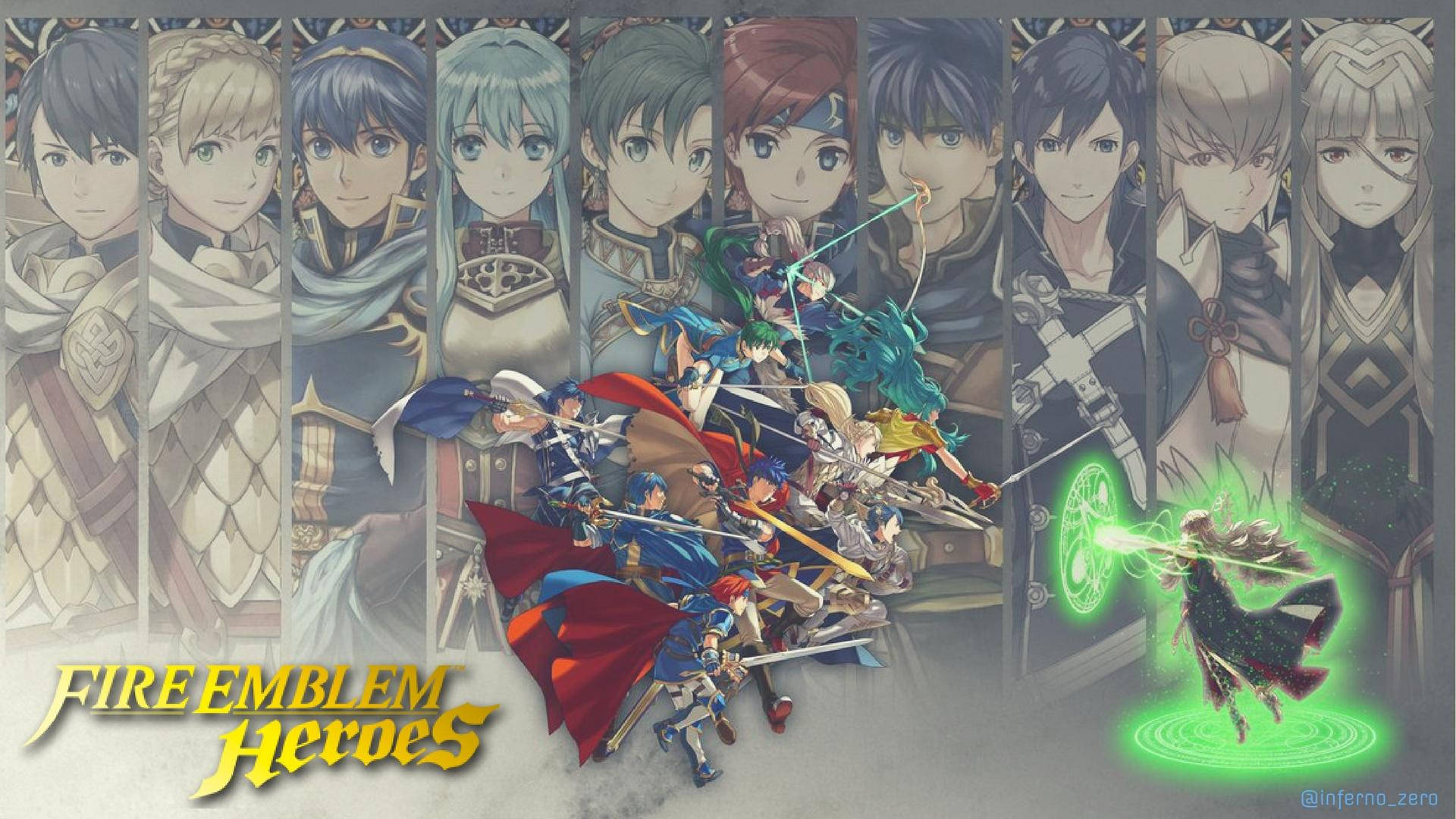 Play Fire Emblem Heroes and see the heroes that the fate of the kingdom depends on Wallpaper