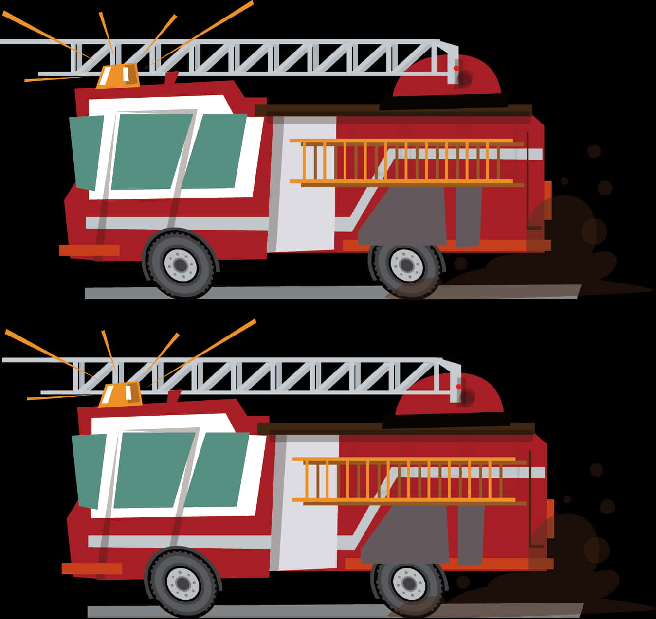 Fire Engine Illustration PNG