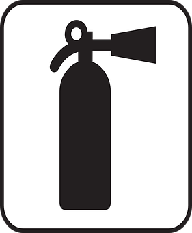 Fire Extinguisher Sign Icon PNG