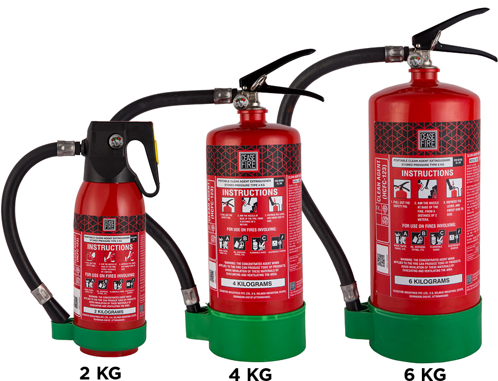 Fire Extinguishers Different Sizes PNG