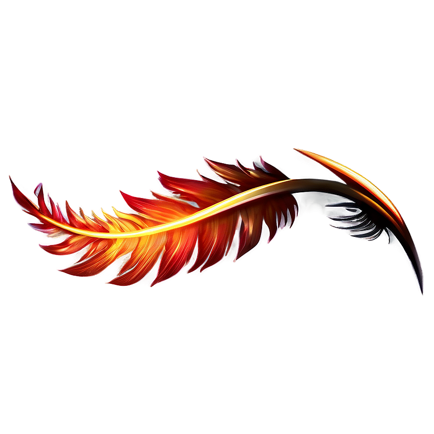 Fire Feather Border Png Mhw PNG