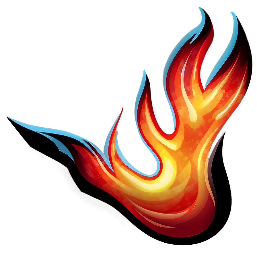 Download Fire Flames Illustration Png 06262024 | Wallpapers.com