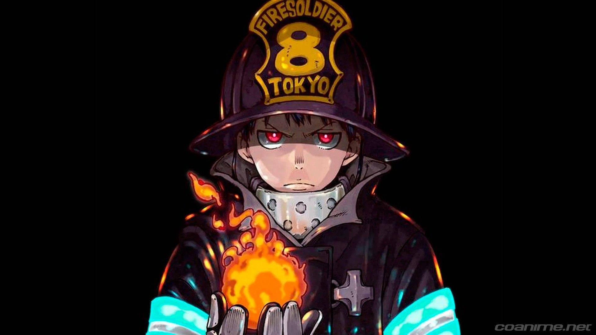 Shinra Kusakabe of Fire Force Company 8 Wallpaper