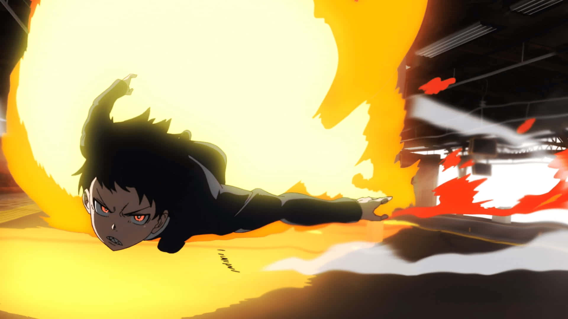 Fire Force Speeding Shinra Picture