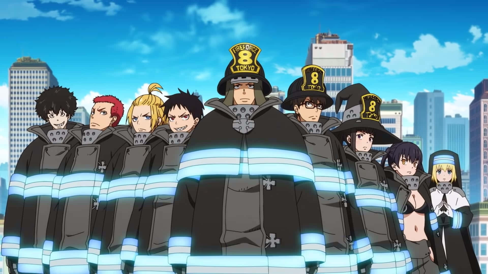 Fire Force Company 8 City Picture