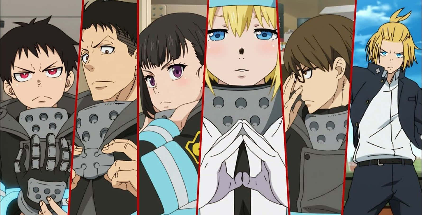 Character Panels Fire Force Picture