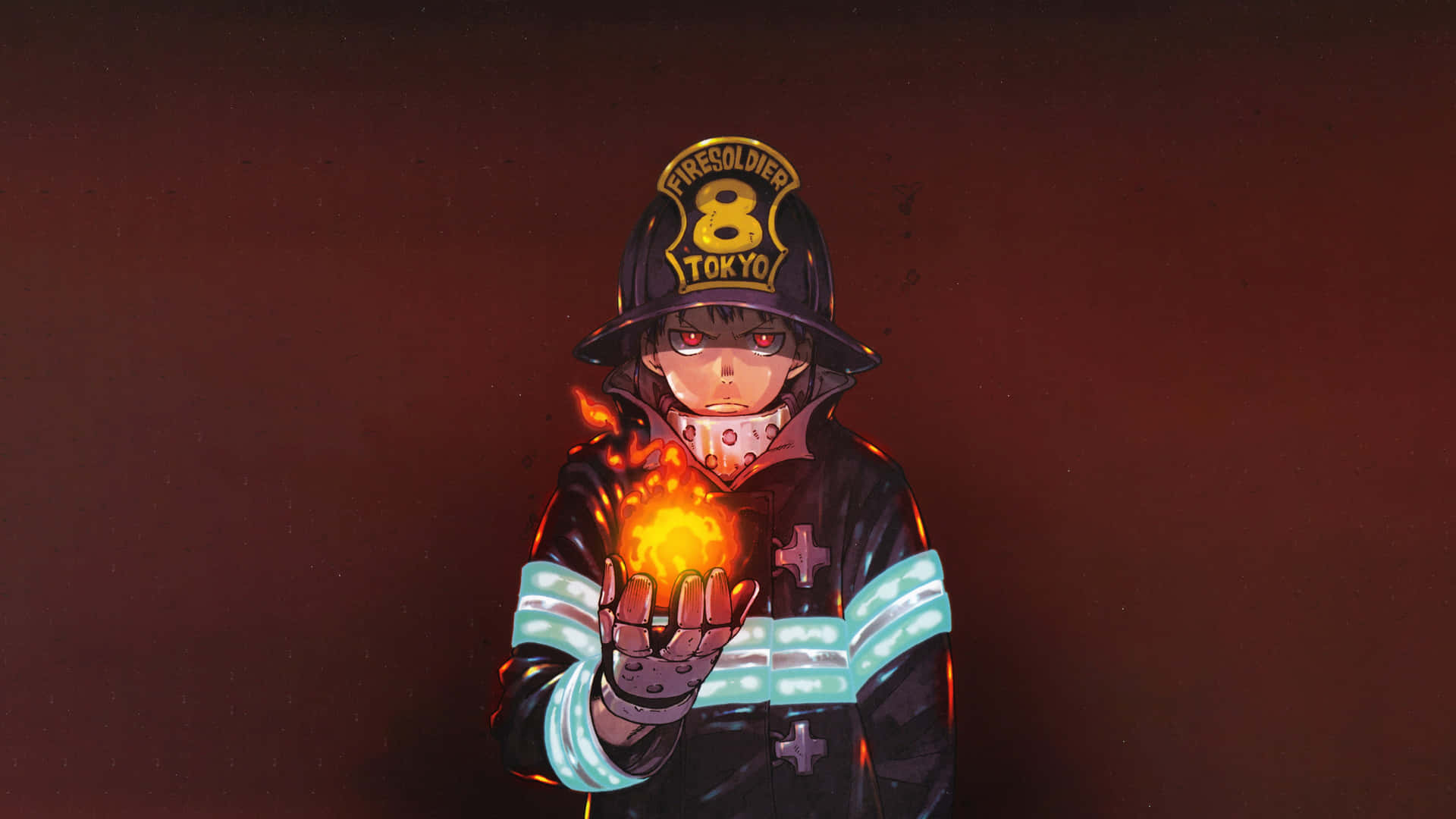 Fire Force Shinra Kusakabe Billed Tapet