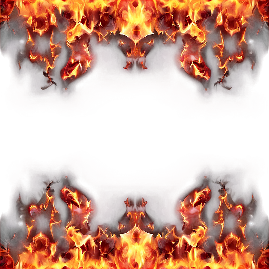 Fire Frame Png 9 PNG