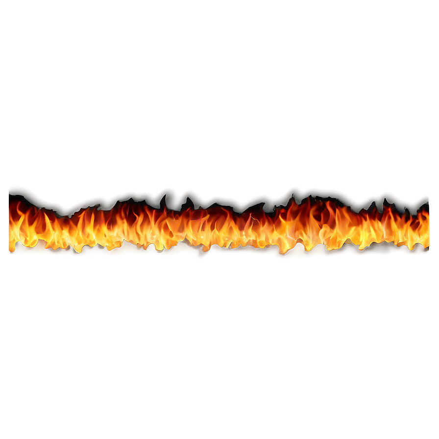 Fire Glow Border Png 06212024 PNG