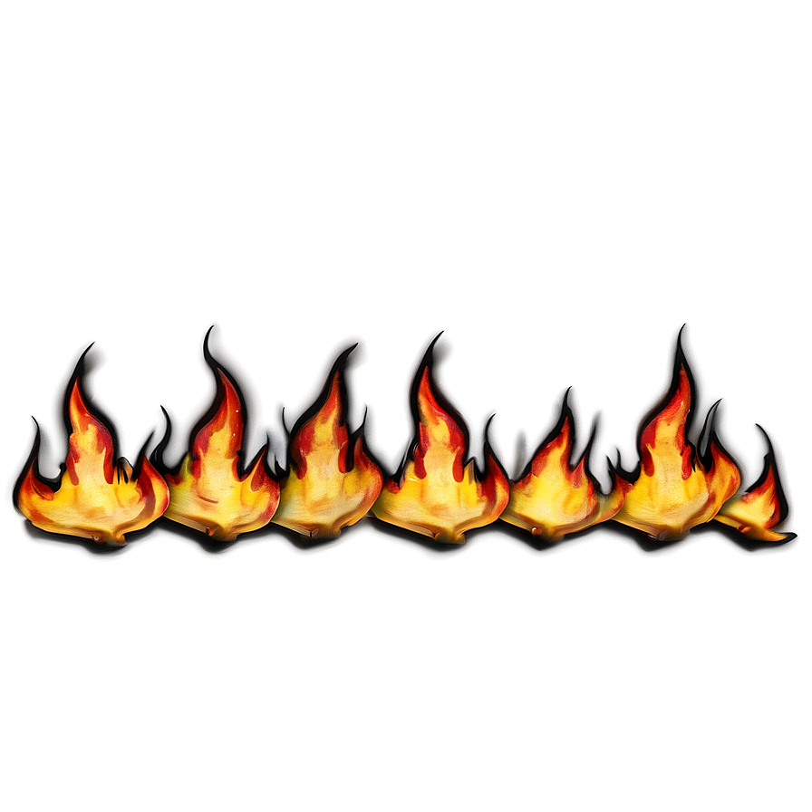 Fire Glow Border Png 74 PNG