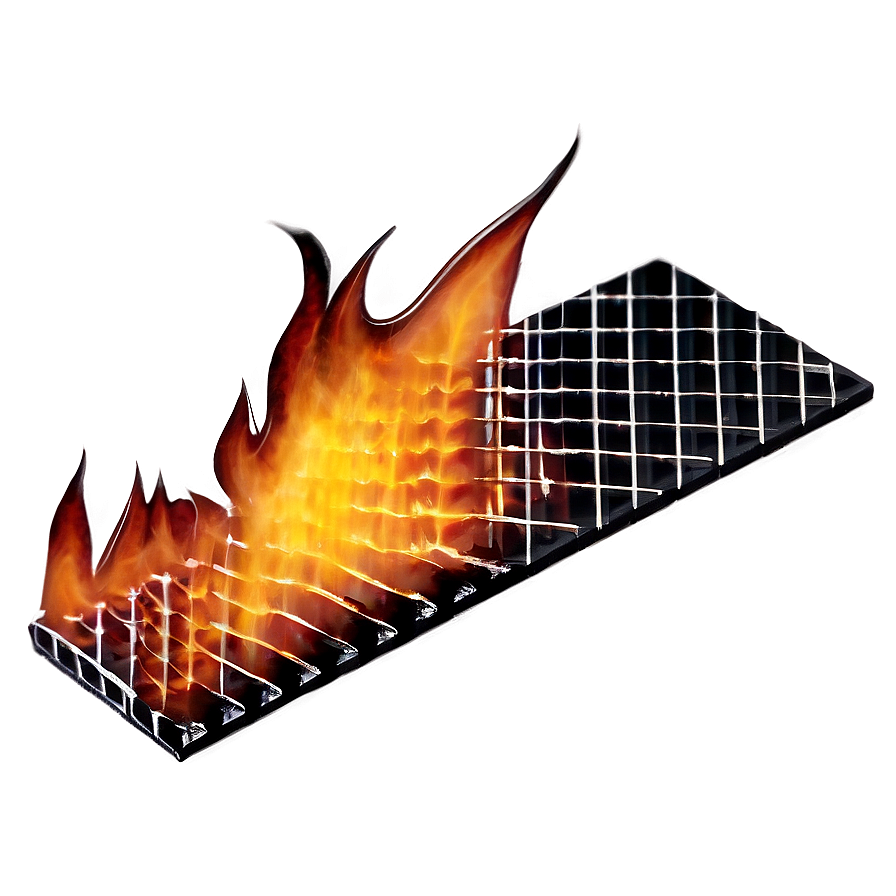 Fire Grid Overlay Png 98 PNG