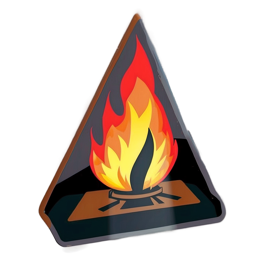 Fire Hazard Warning Png D PNG