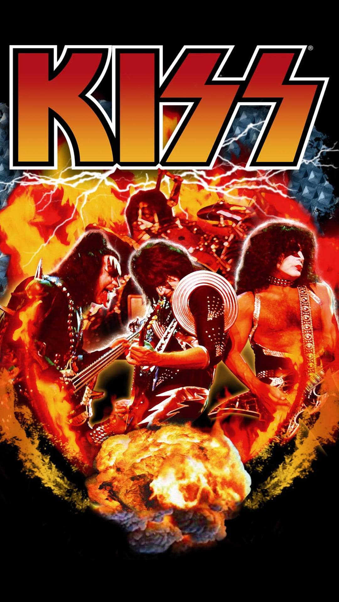 Fire Kiss Band Wallpaper