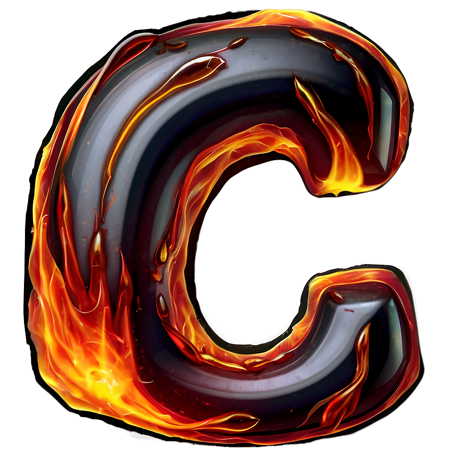 Download Fire Letter C Png Opp36 | Wallpapers.com