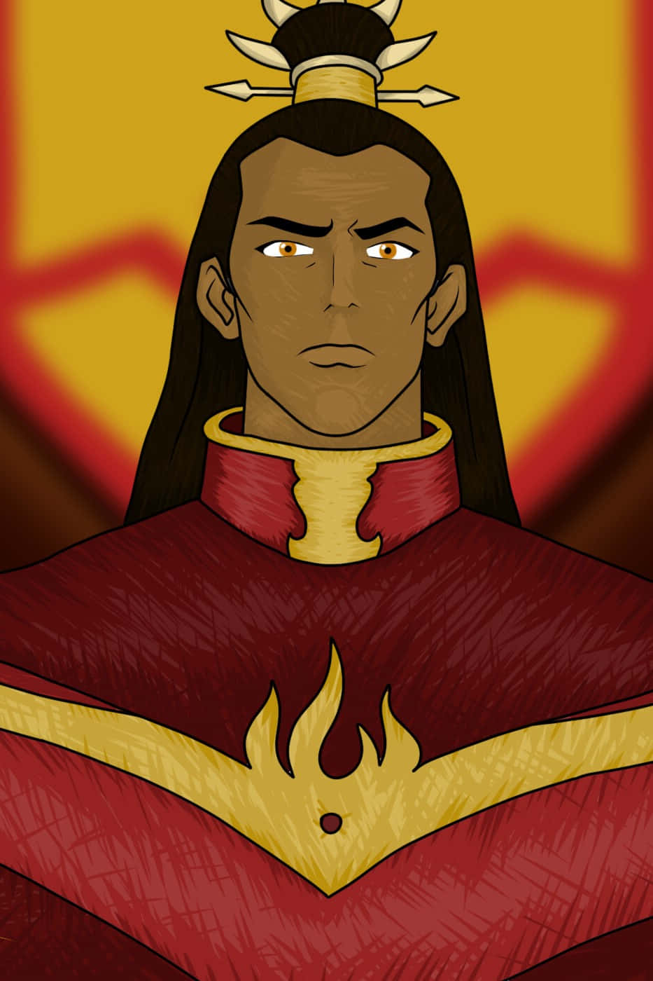 Portrait Du Seigneur Du Feu Ozai Fond d'écran