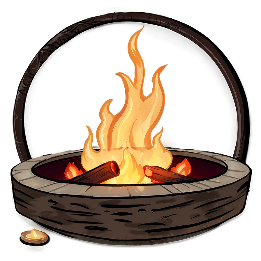 Fire Pit Coziness Png A PNG