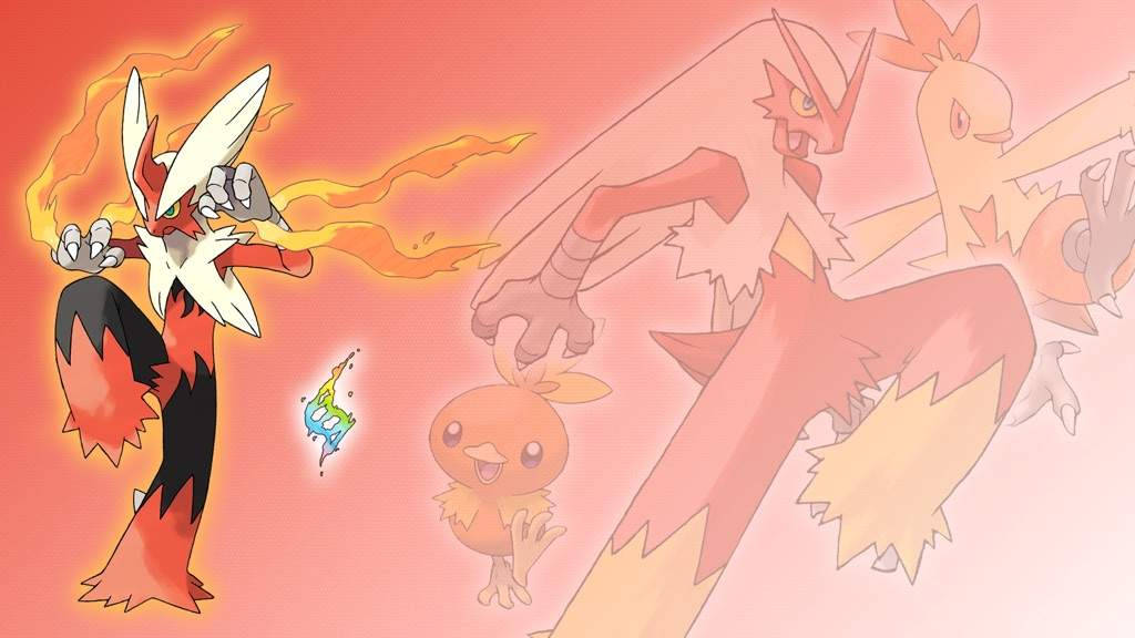 Fire Pokemon Blaziken Evolution