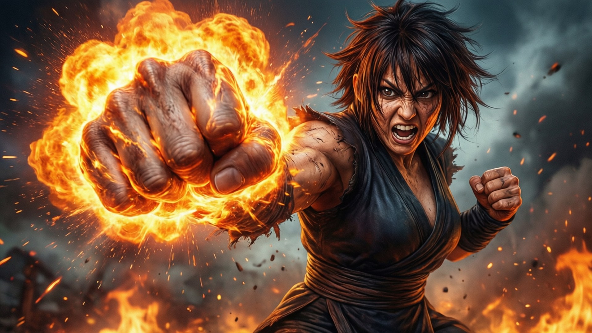 Fire Punch Impact Sfondi