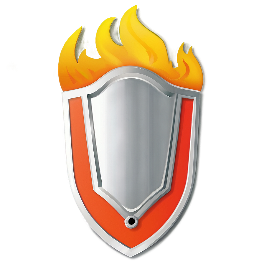 Fire Shield Vector Png 06262024 PNG