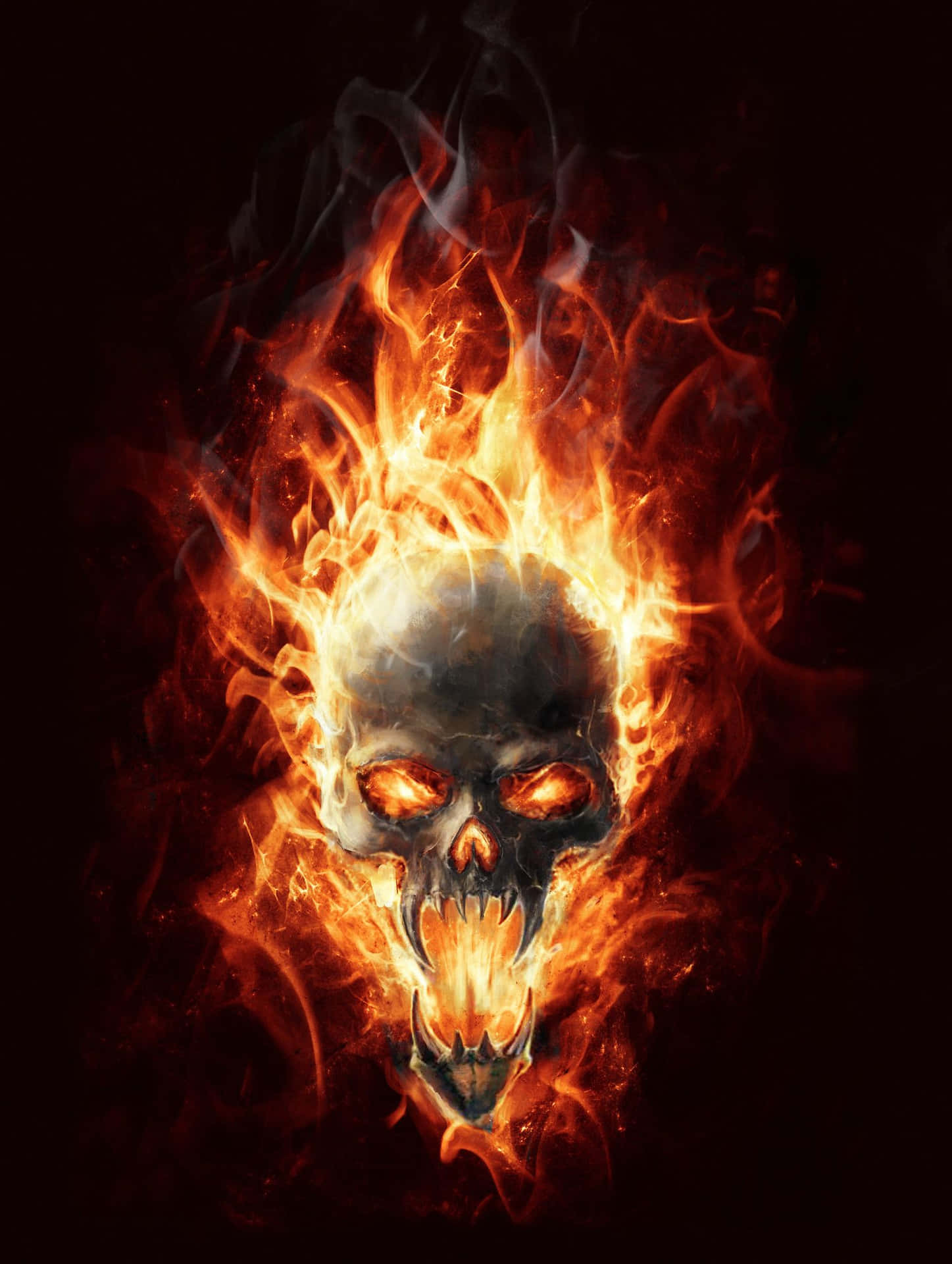 "Let your fiery spirit burn strong" Wallpaper