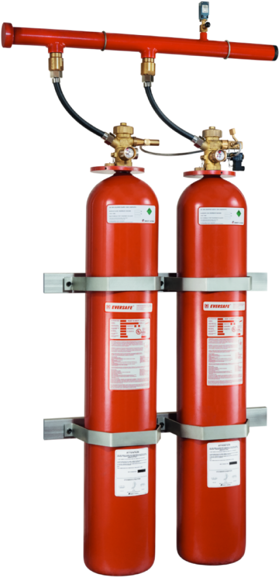Fire Suppression System Cylinders PNG