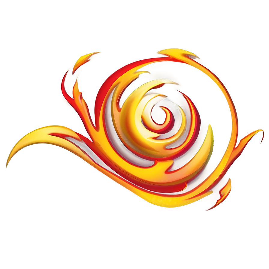 Fire Swirl Border Png Waj PNG