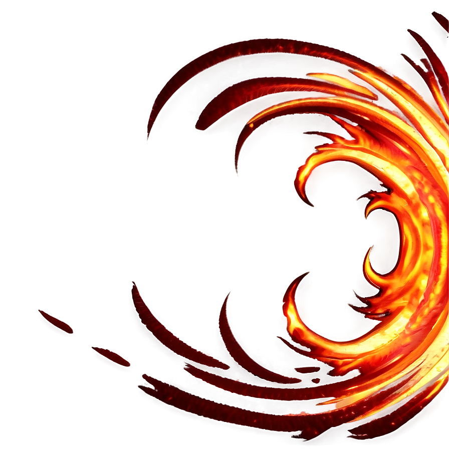 Fire Swirl Border Png Wkp PNG