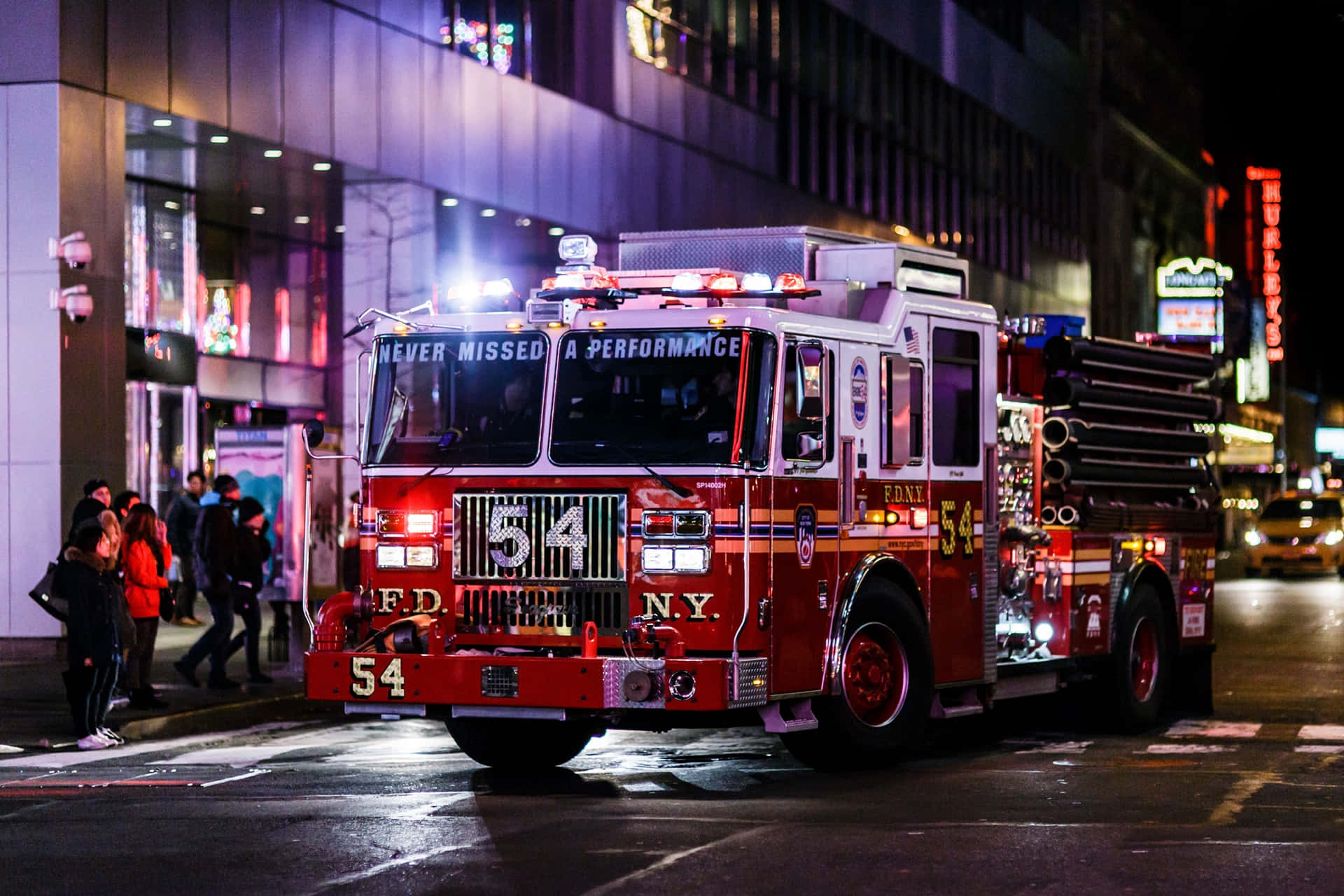 Пожарная машина США NYFD