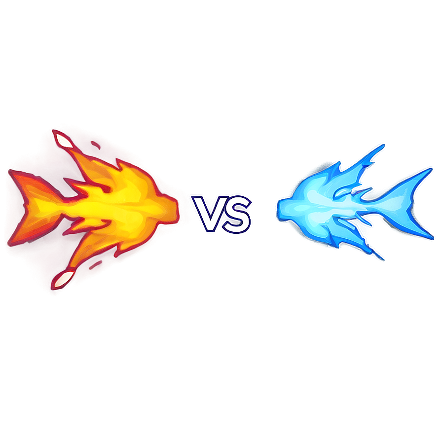 Fire Vs Ice Showdown Png Vso PNG