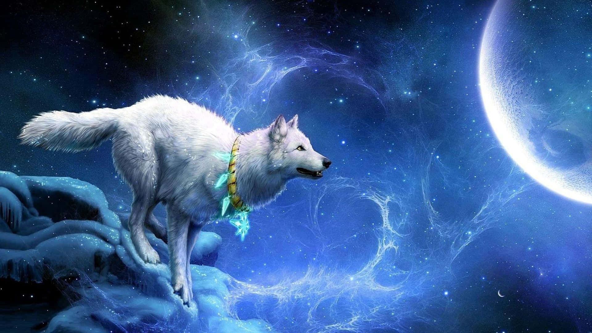 white fire wolf