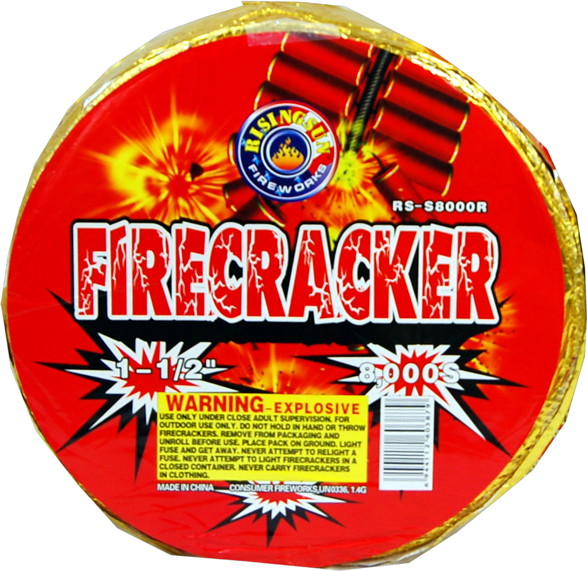 Firecracker Pack Label8000 Rolls PNG