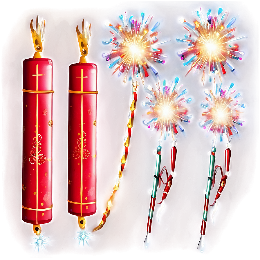 Firecrackers Festive Background Png 06242024 PNG