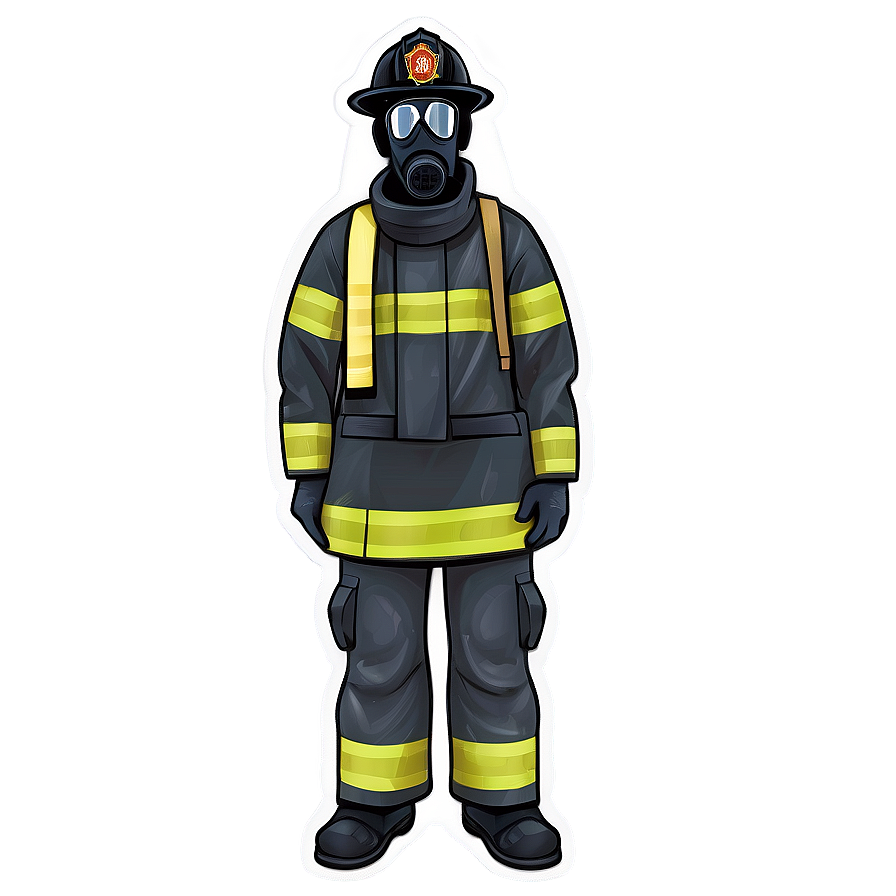 Firefighter Costume Png 06242024 PNG